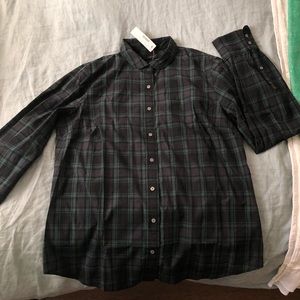 (NWT) J. Crew plaid button-up